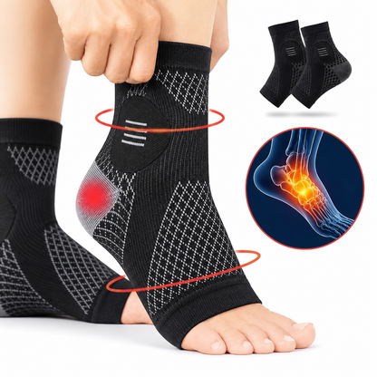 Compression socks to relieve heel pain